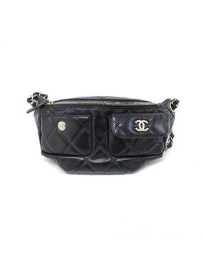 Chanel Waist Bag Belt Bag Black